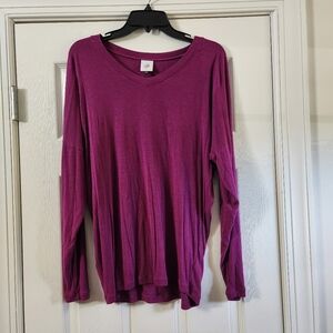 Cabi Serenity Tee - plum colored